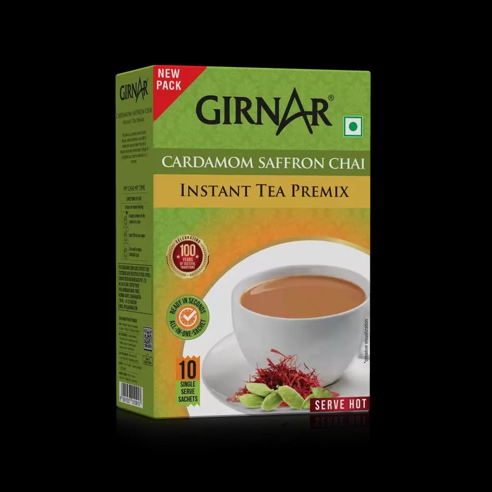 Girnar Instant Tea Premix With Cardamom-Saffron-Main Image