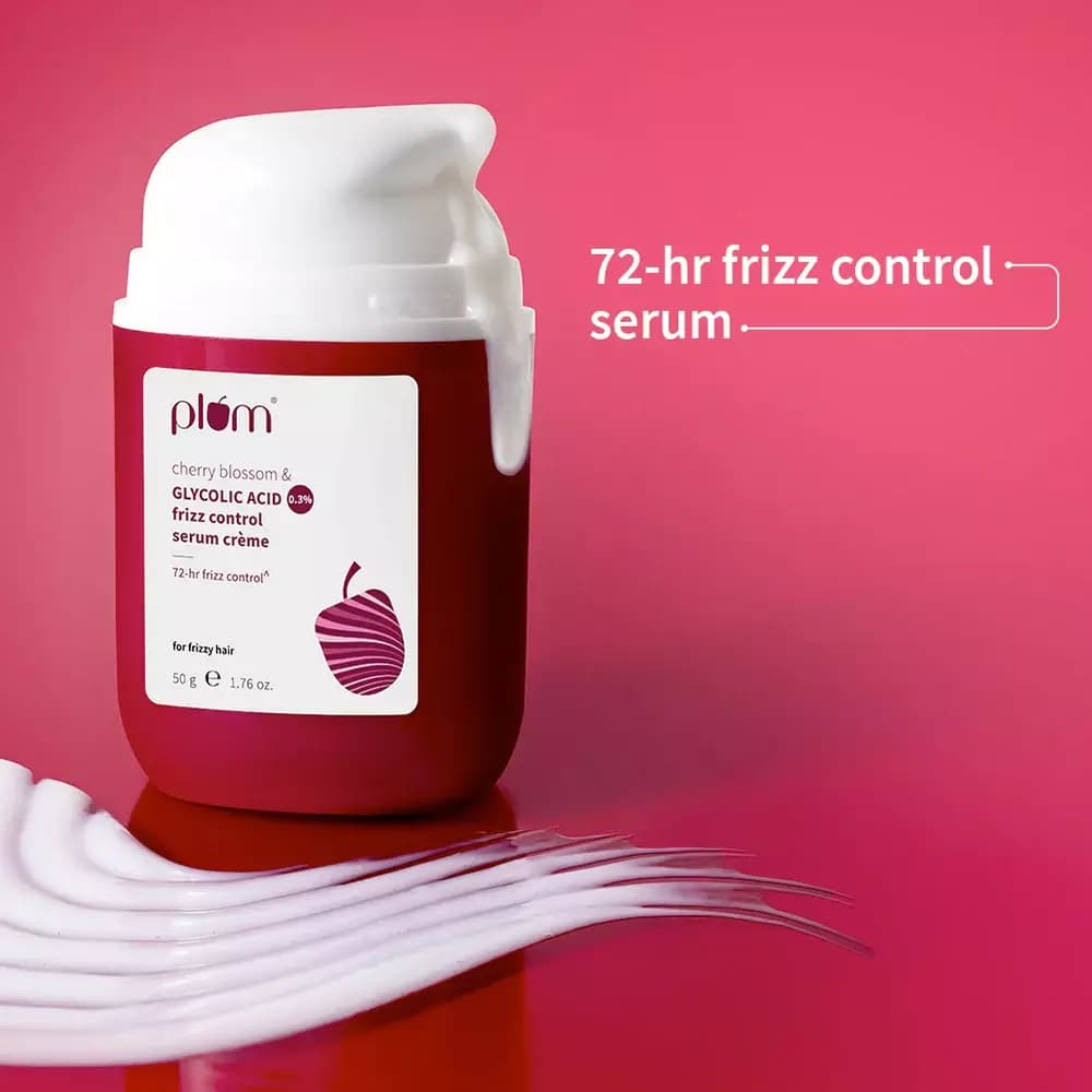 Glycolic Acid & Cherry Blossom Frizz Control Serum Creme-Main Image