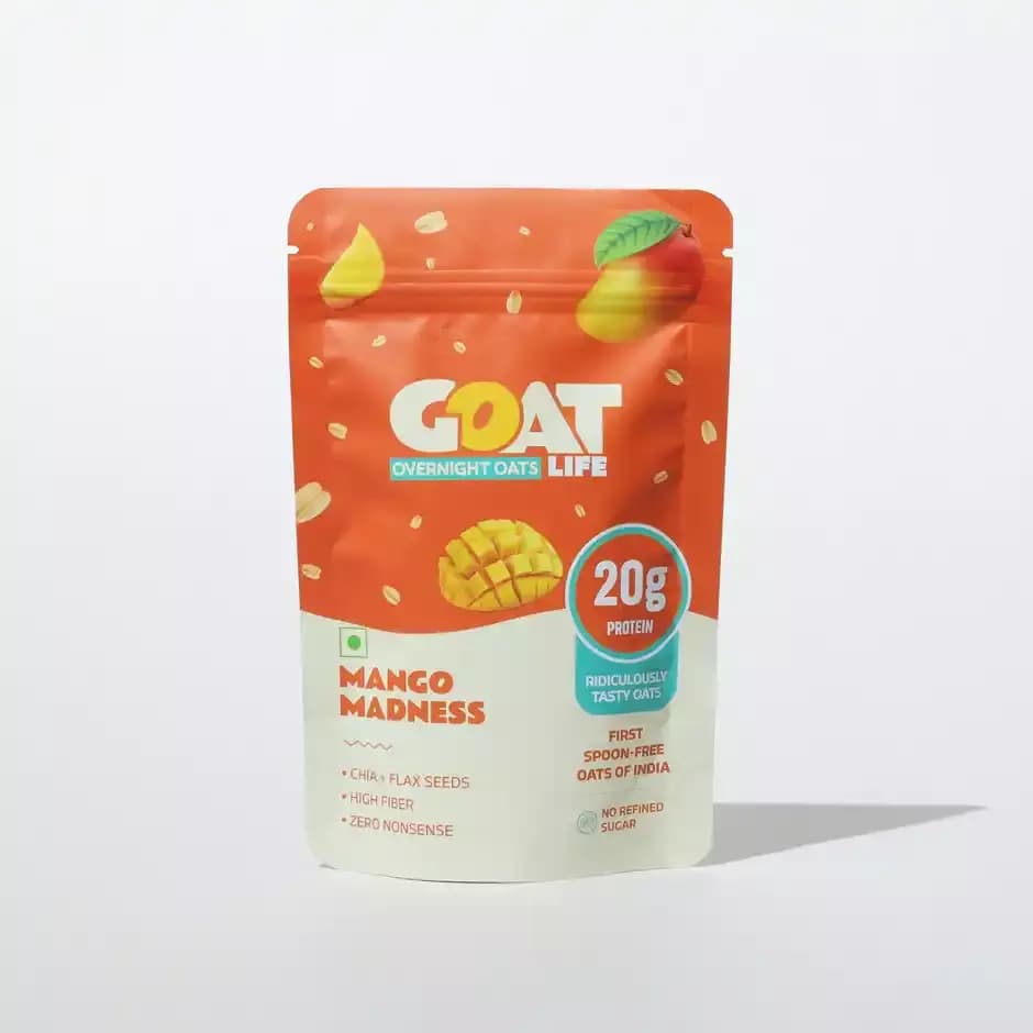 Goat Life Mango Madness Overnight Oats,75g-Main image