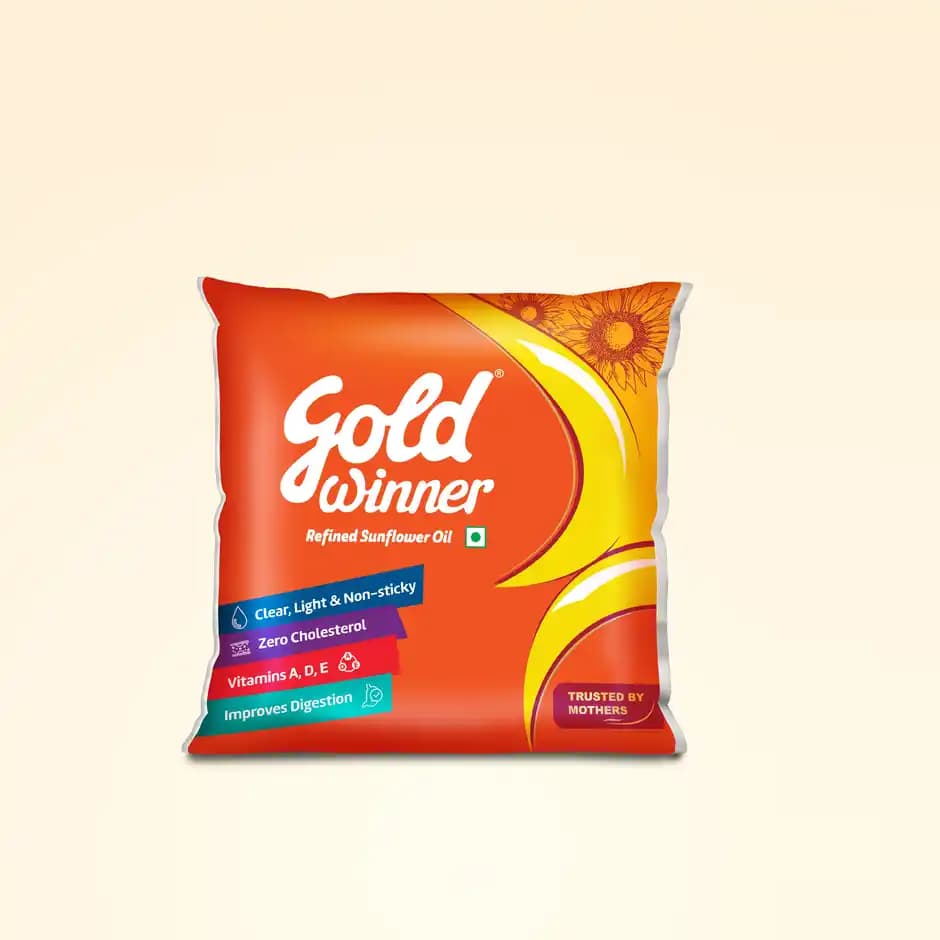 Gold Winner Refined Sunflower Oil-500ml-Main image