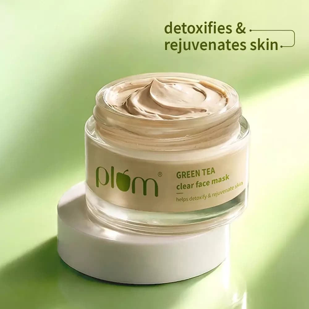 Green Tea Clear Face Mask For Oily & Acne-Prone Skin-Main Image