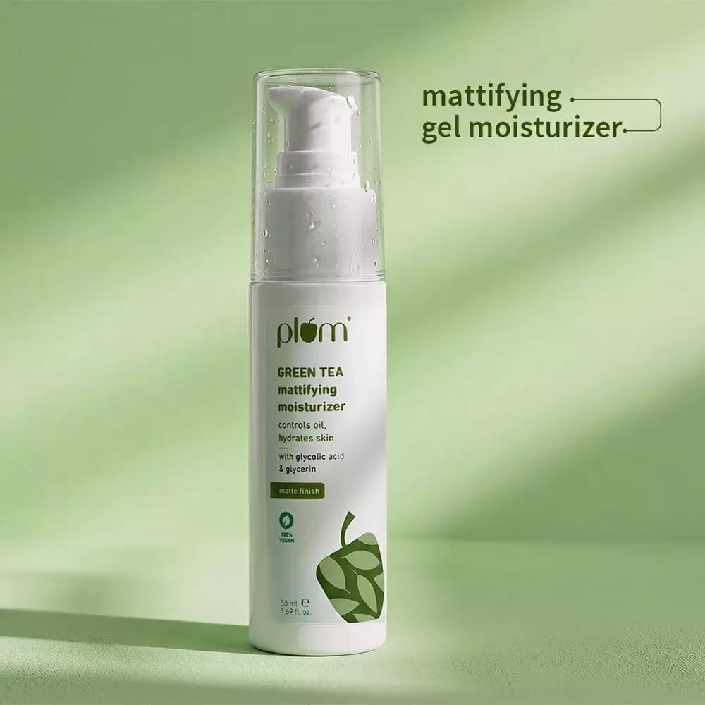 Green Tea Mattifying Moisturizer for Oily & Acne-Prone Skin-Main Image