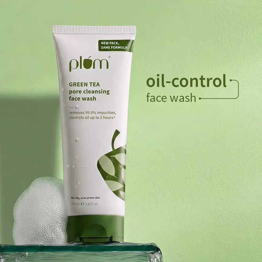 Green Tea Pore Cleansing Face Wash For Oily & Acne-Prone Skin, 100 ml-Main Image