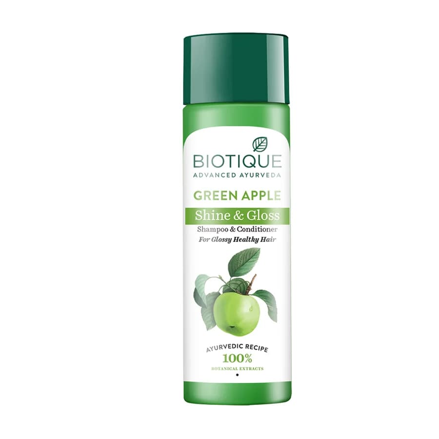 Green apple shine & gloss shampoo & conditioner, 120 ml-Main Image