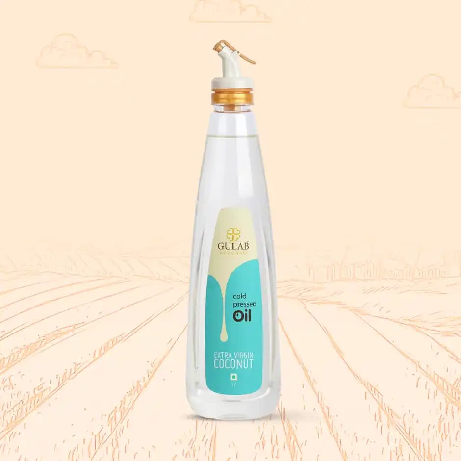 Gulab Virgin Coconut Cold Pressed Oil,1L-Main image