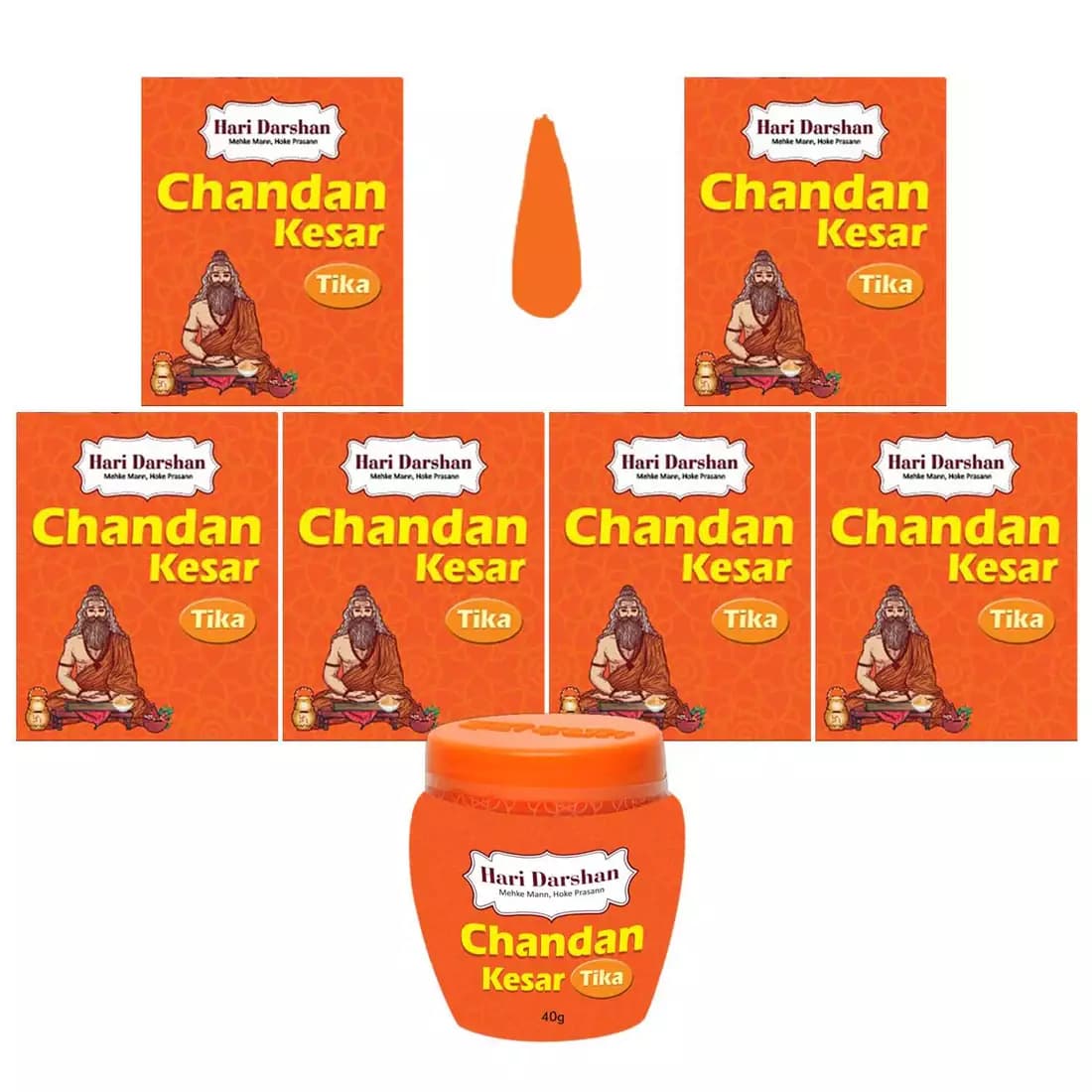 Hari Darshan Chandan Kesar Tika,40g-Main image