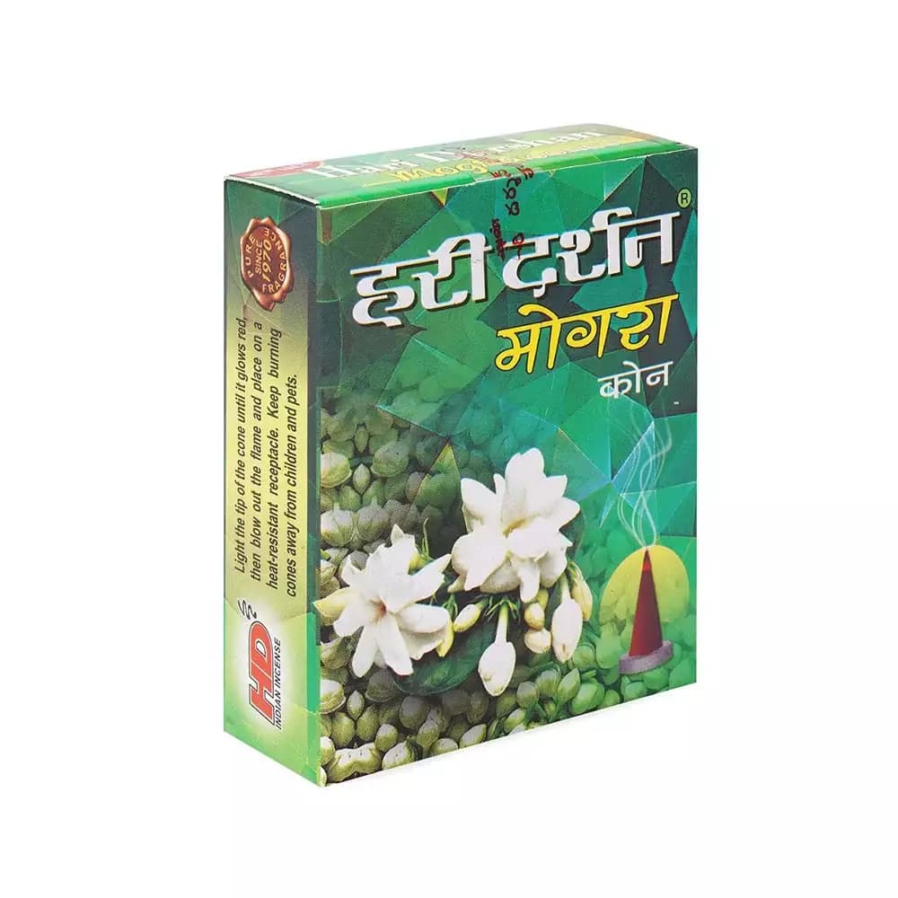 Hari Darshan Mogra Dry Dhoop Cones,125g-Main image