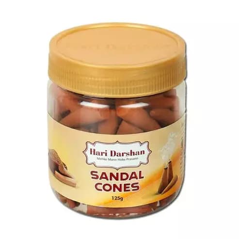 Hari Darshan Sandal Dhoop Cones,125g-Main image