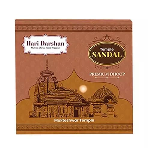 Hari Darshan Temple Sandal Premium Dhoop,100g-Main image