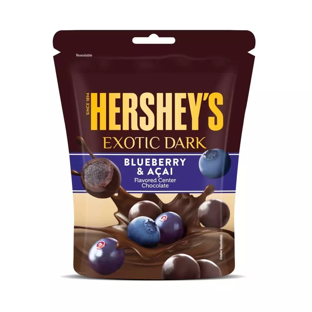 Hershey's Exotic Dark Dark Blueberry & Acai Chocolate,89.1g-Main image