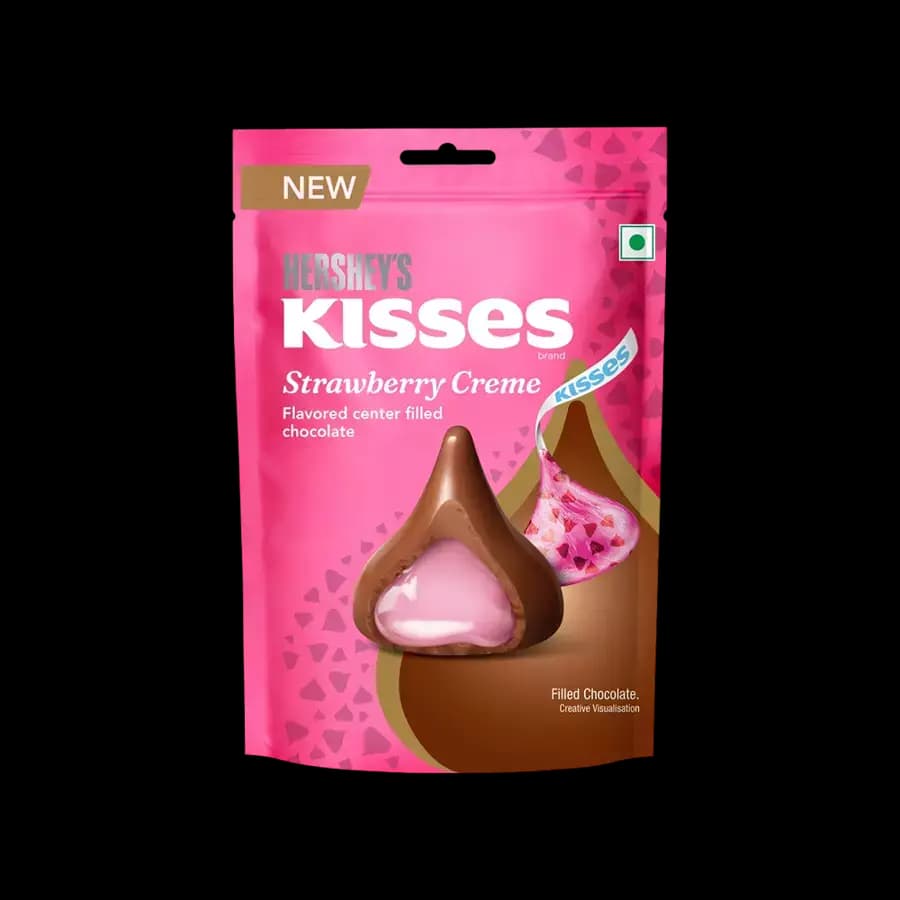 Hershey's Kisses Strawberry Creme Center Filled Milk Chocolate.40.5g-Main image