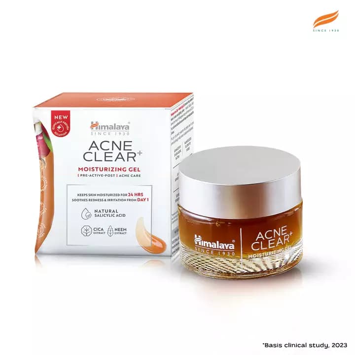 Himalaya Acne Clear+ Moisturizing Gel,50ml-Main image