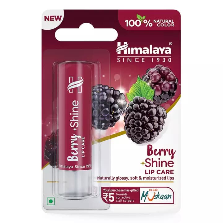 Himalaya Berry Shine Lip Care,4.5g-Main image