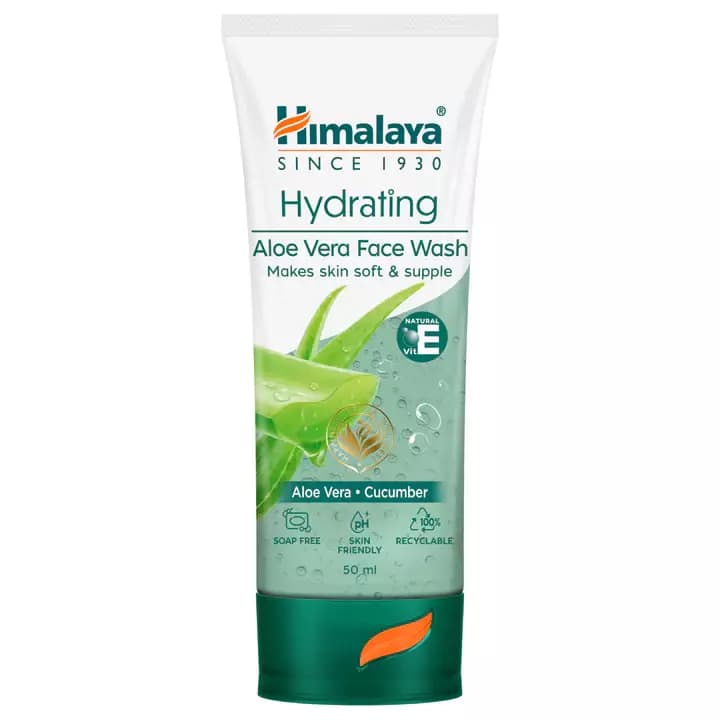 Himalaya Hydrating Aloe Vera Face Wash,50ml-Main image