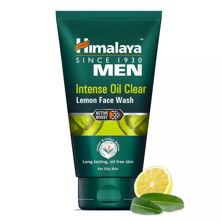 Himalaya Men Intense Oil Clear Lemon Face Wash-Main image
