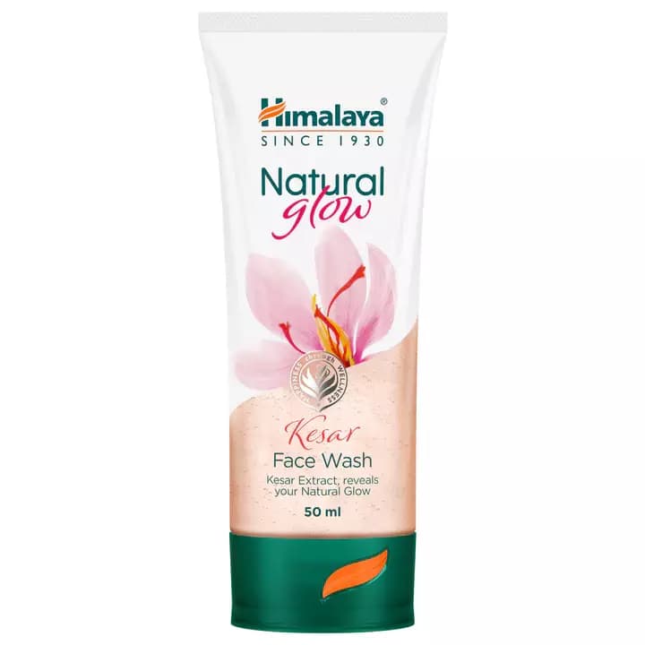 Himalaya Natural Glow Kesar Face Wash,50ml-Main image