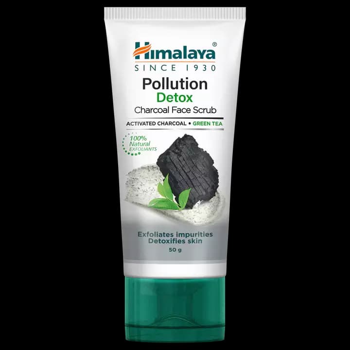 Himalaya Pollution Detox Charcoal Face Scrub,50g-Main image