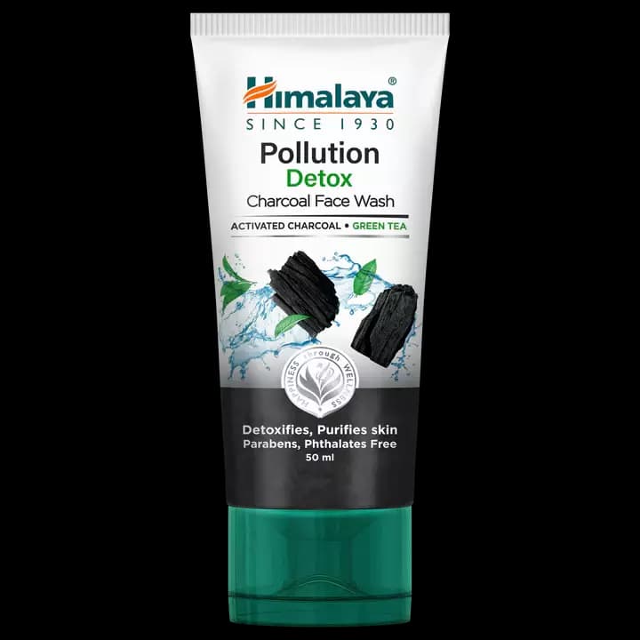 Himalaya Pollution Detox Charcoal Face Wash,50ml-Main image
