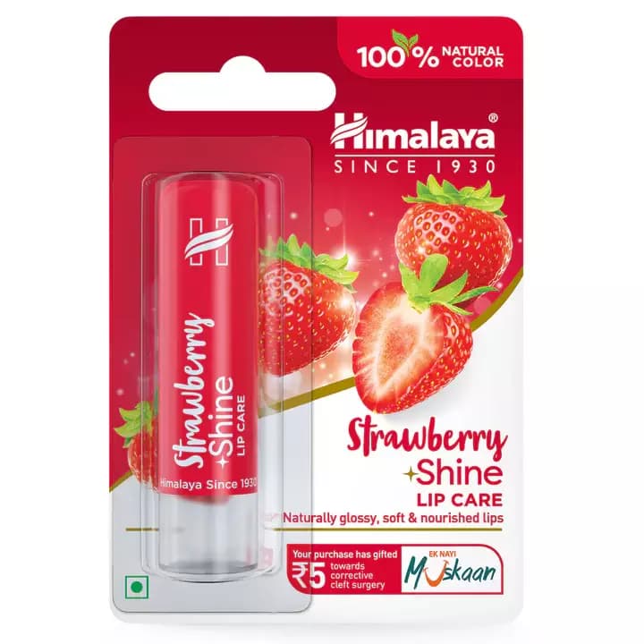 Himalaya Strawberry Shine Lip Care,4.5g-Main image