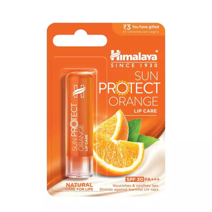 Himalaya Sun Protect Orange Lip Care,4.5g-Main image