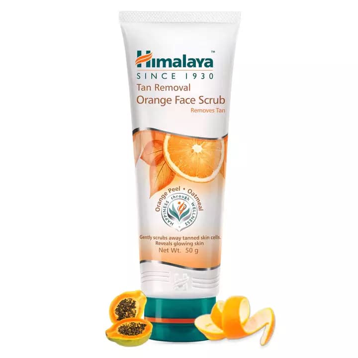 Himalaya Tan Removal Orange Face Scrub,50g-Main image
