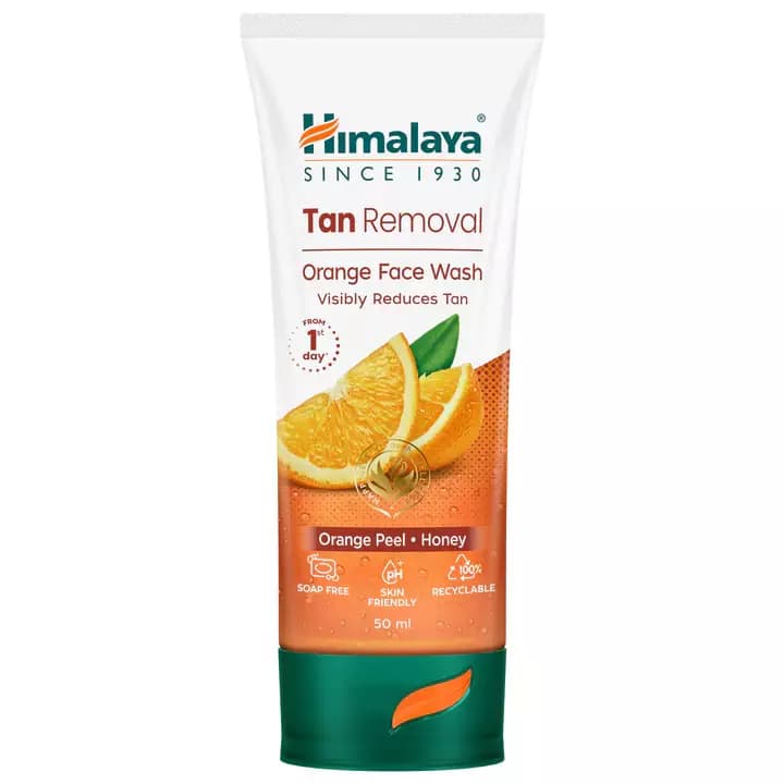 Himalaya Tan Removal Orange Face Wash,50ml-Main image