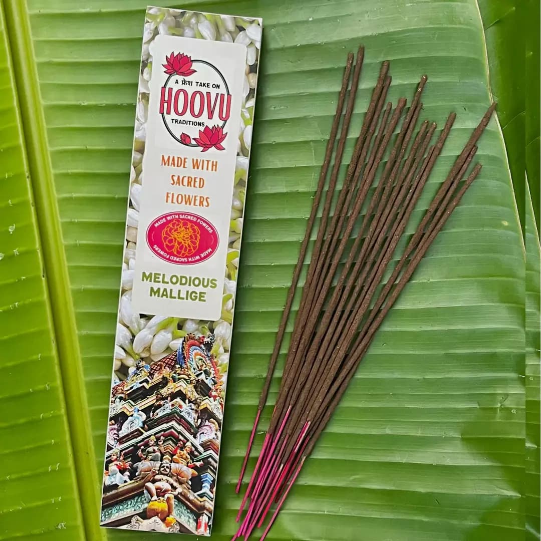 Hoovu Melodious Mallige Agarbathi,30g-Main image
