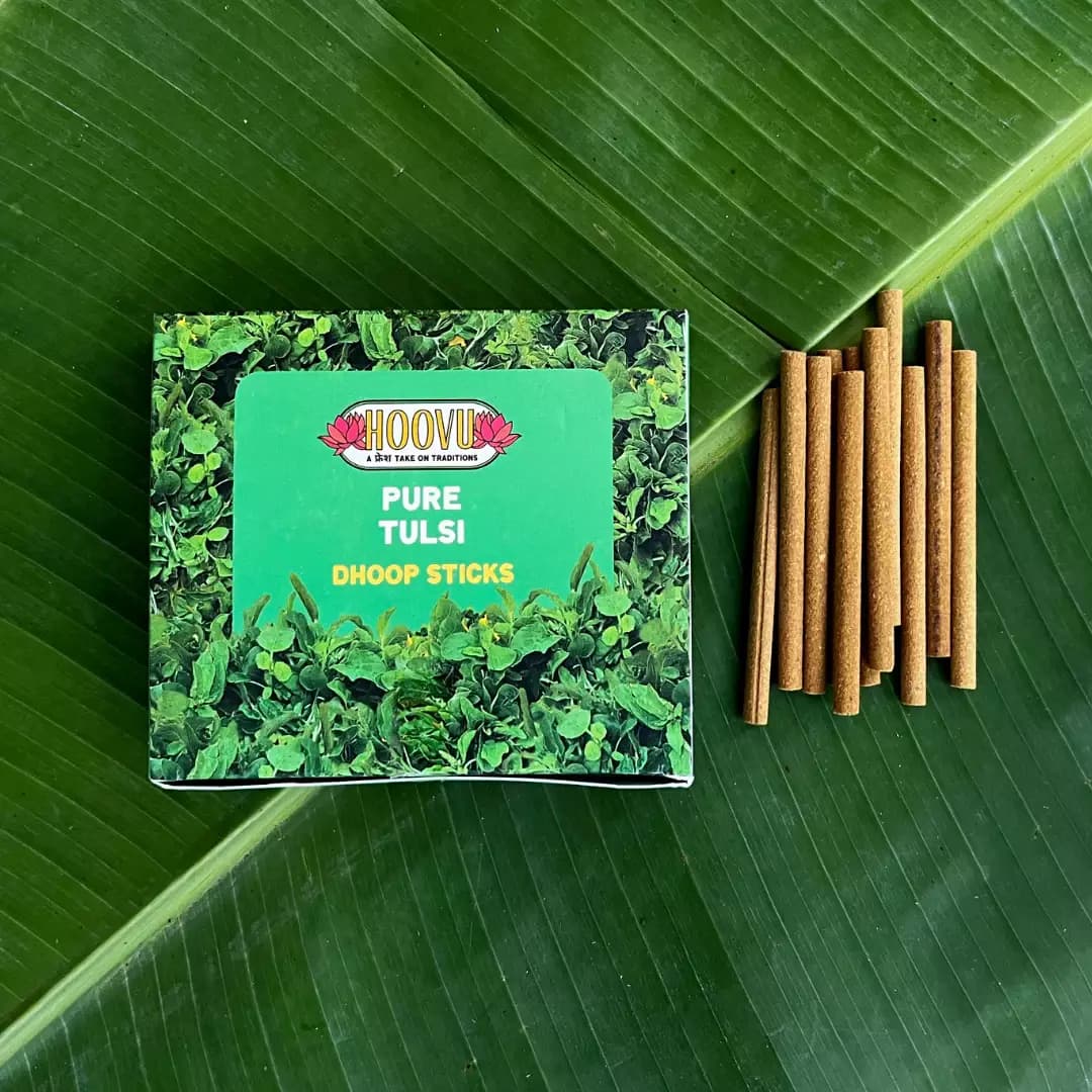 Hoovu Pure Tulsi Dhoop Sticks,90g-Main image