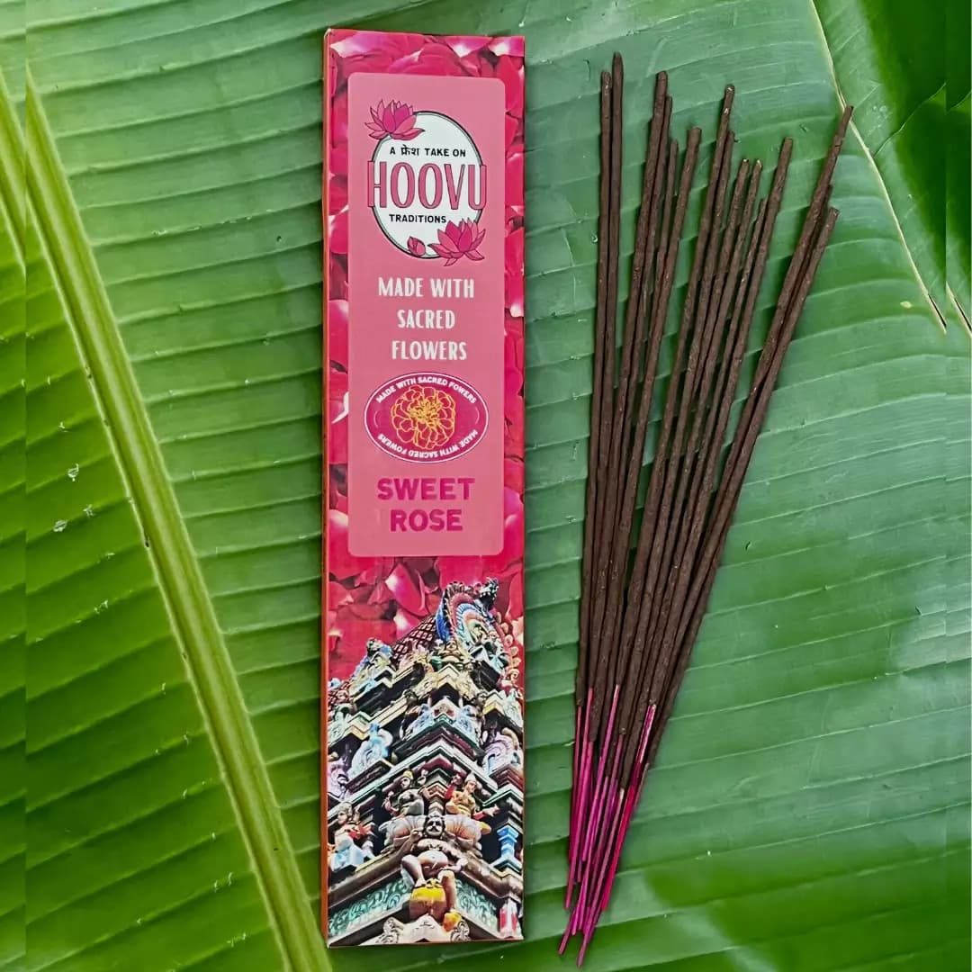 Hoovu Sweet Rose Agarbathi,30g-Main image
