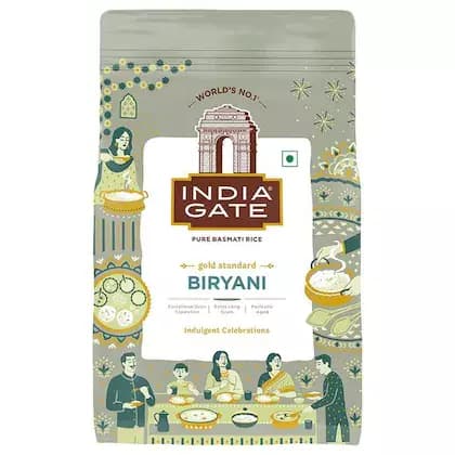 India Gate Biryani Basmati Rice, 1Kg-Main image