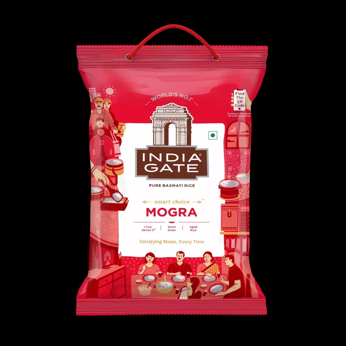 India Gate Mogra Basmati Rice, 5Kg-Main image