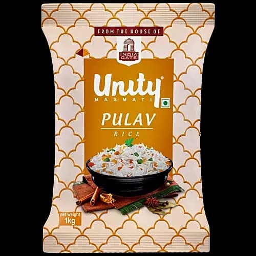 India Gate Unity Basmati Pulav Rice, 1Kg-Main image