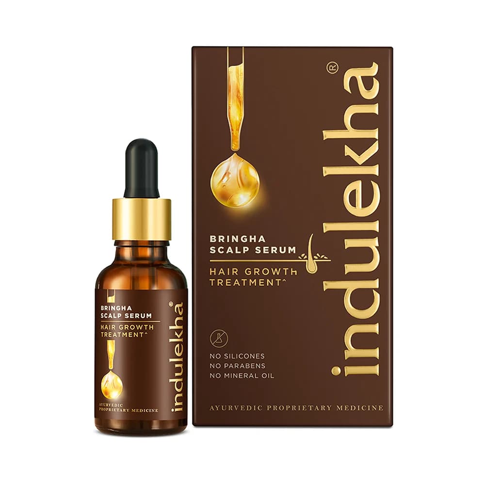 Indulekha Bringha Hair Growth Treatment Scalp Serum-Main Image