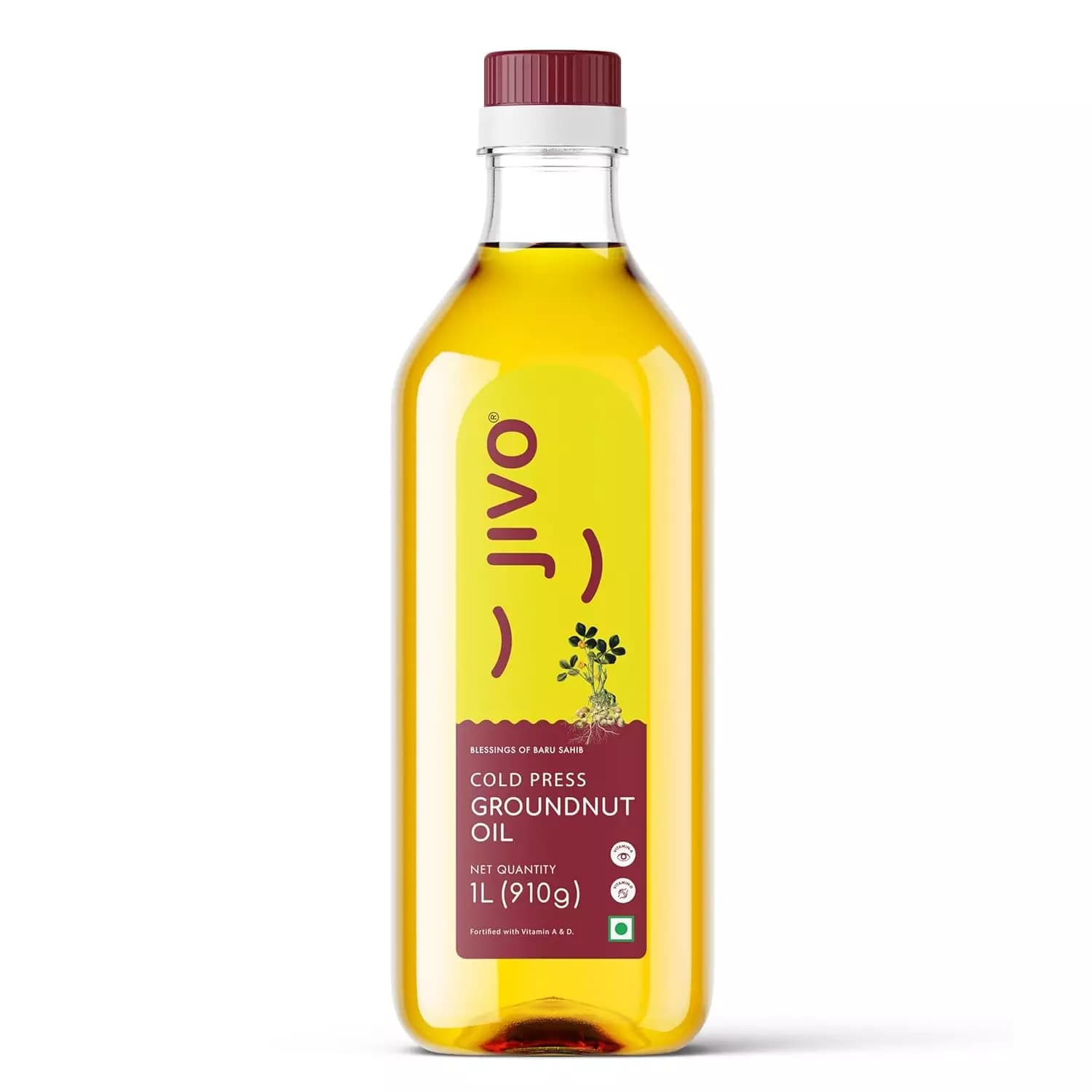 Jivo Groundnut Oil, 1L-Main image