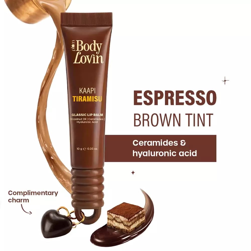 Kaapi Tiramisu Glassic Lip Balm by BodyLovin-Main Image