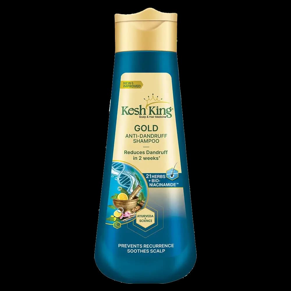 Kesh King Gold Anti-Dandruff Shampoo,340ml-Main image