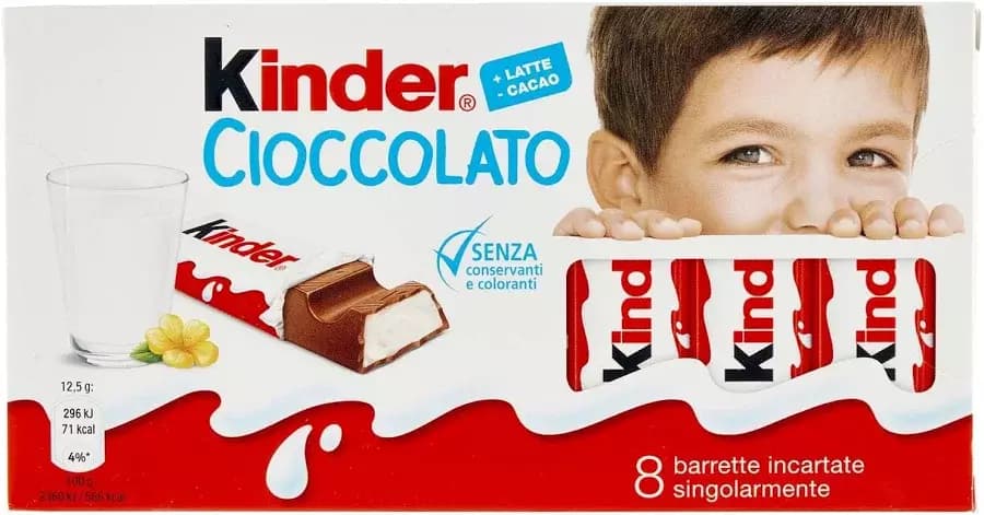 Kinder Milk Chocolate Bar,100g-Main image