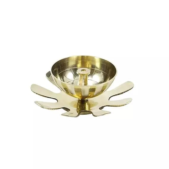 Klassic Decorative Designer Lotus Petal Shaped Diya,200g-Main image
