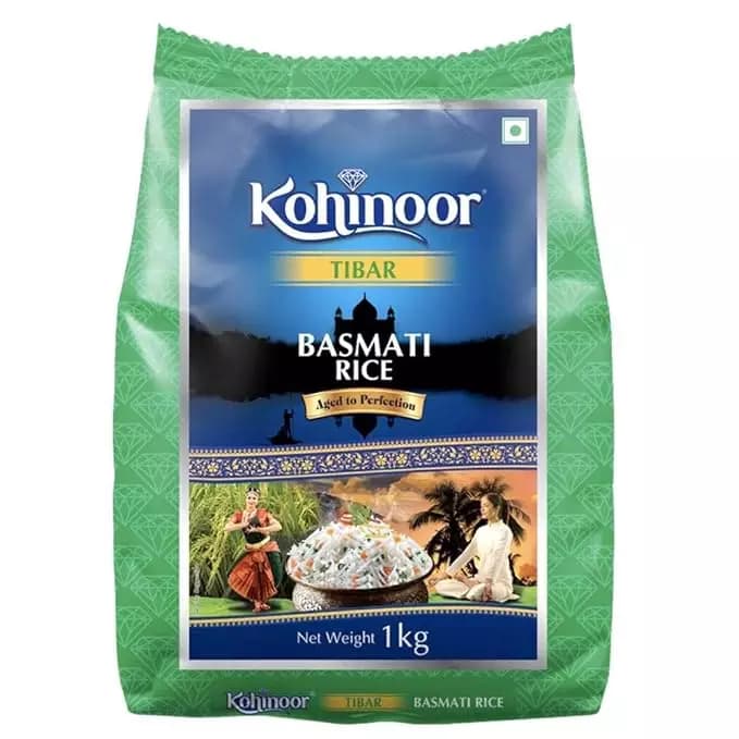 Kohinoor Tibar Basmati Rice, 1Kg-Main image