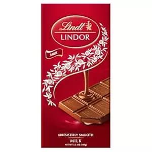 Lindt Lindor Filled Milk Chocolate Bar,100g-Main image