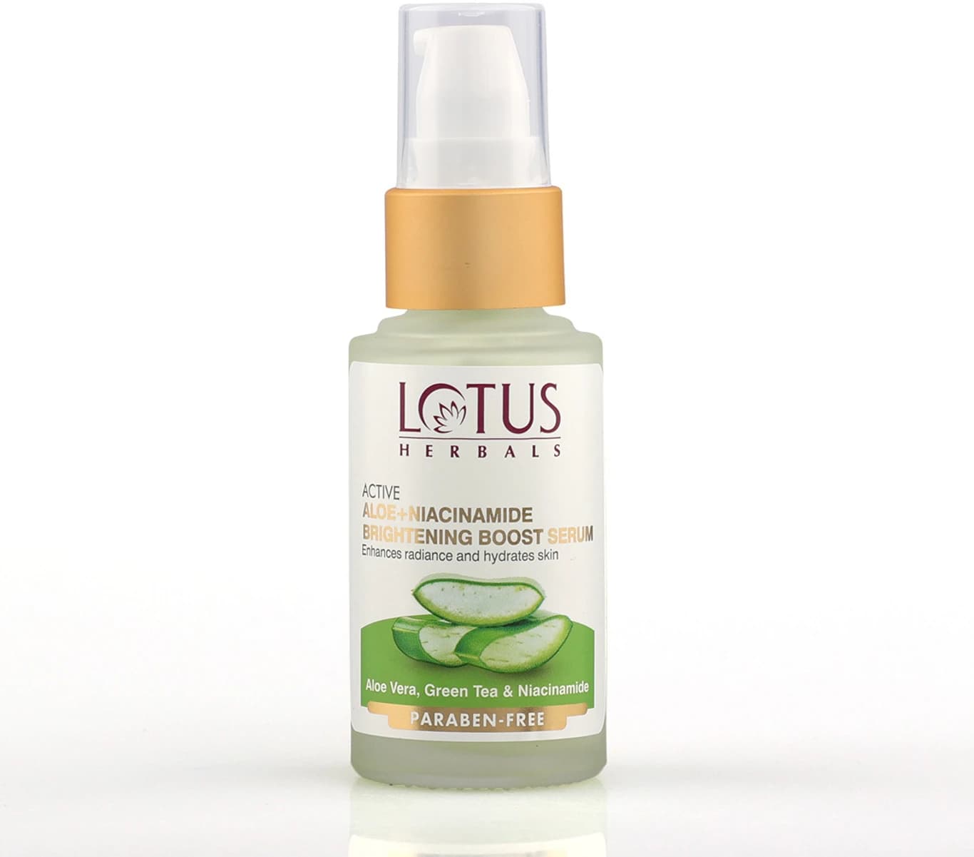 Lotus Active Aloe + Niacinamide Brightening Boost Serum,30ml-Main image