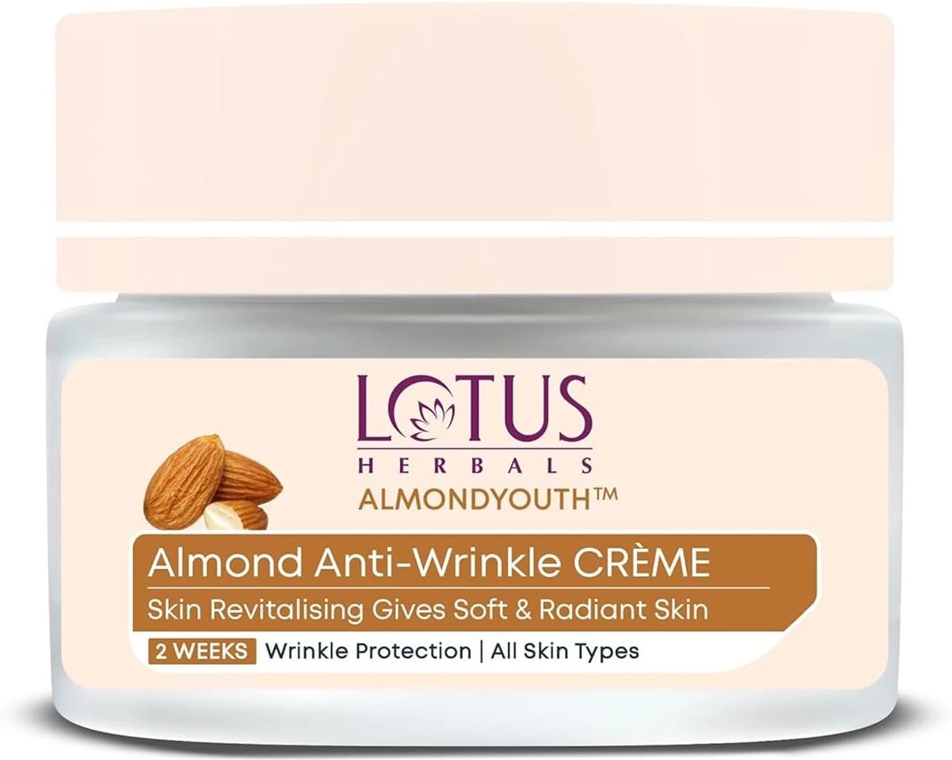 Lotus Almondyouth Almond Anti-Wrinkle Cream,50g-Main image