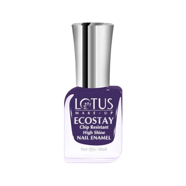 Lotus Ecostay Nail Enamel Purple Dazzl,10ml-Main image