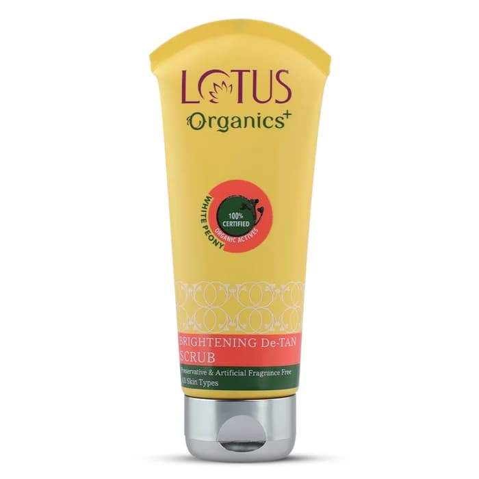 Lotus Organics+ Brightening De-Tan Scrub,100g-Main image