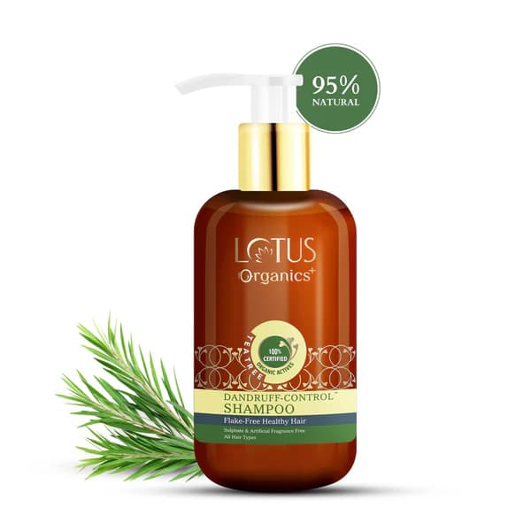 Lotus Organics+ Chemical-Free Anti-Dandruff Shampoo,300ml-Main image