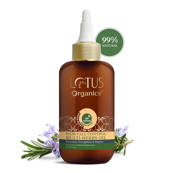 Lotus Organics+ Hair Fall Control Multi Herbs Oil,200ml-Main image