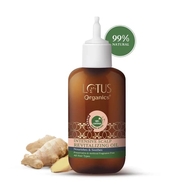 Lotus Organics+ Intensive Scalp Revitalizing Oil,100ml-Main image