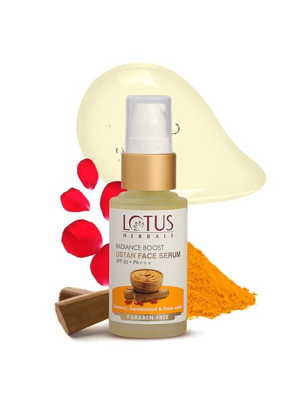 Lotus Radiance Boost Ubtan Face Serum,30ml-Main image