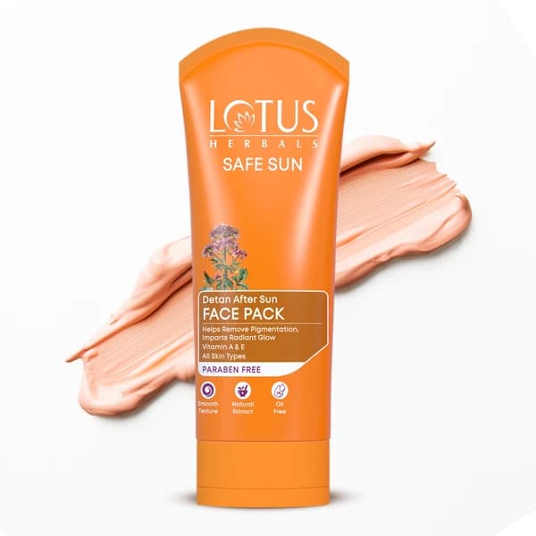 Lotus Safe Sun DeTAN After-Sun Face Pack,100g-Main image