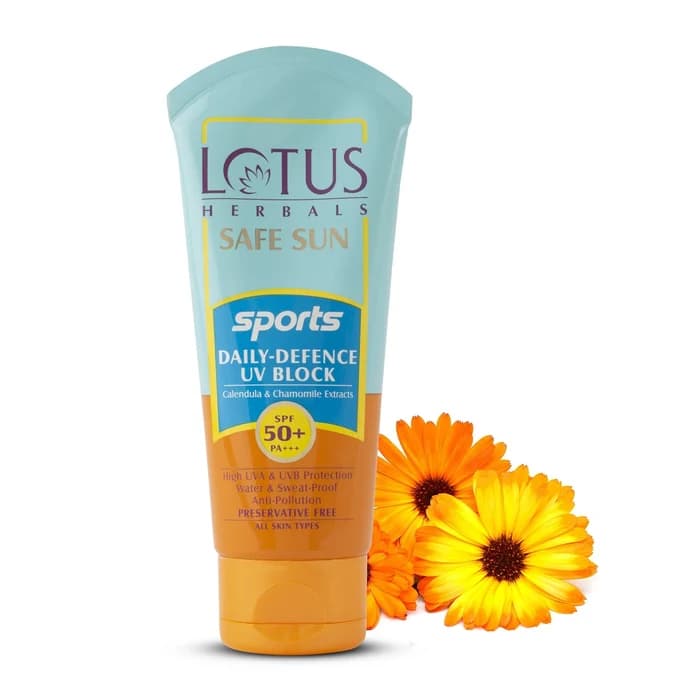 Lotus Safe Sun Sports Daily-Defence UV Block Sunscreen SPF-Main image